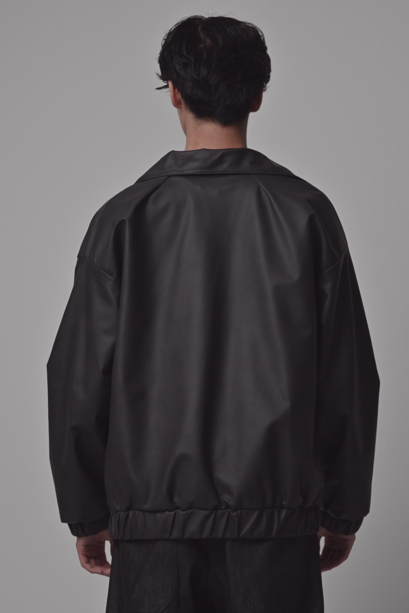 Lederjacke, von Labay PN, veganes Lederimitat, Ansicht von Hinten